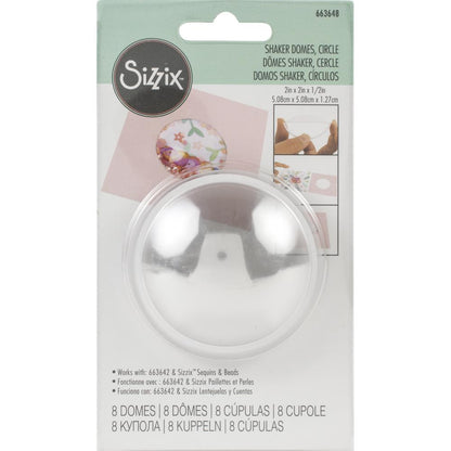 Shaker Domes Circle 2" / Domos 3D de 5cm Adornos / Embellishments Sizzix