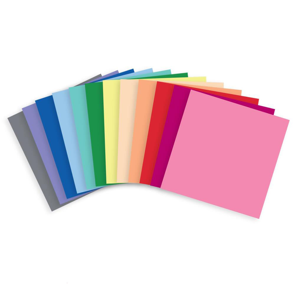 ShotBox Backgrounds Solid Color / 12 Fondos Colores Sólidos Accesorios We R Memory Keepers