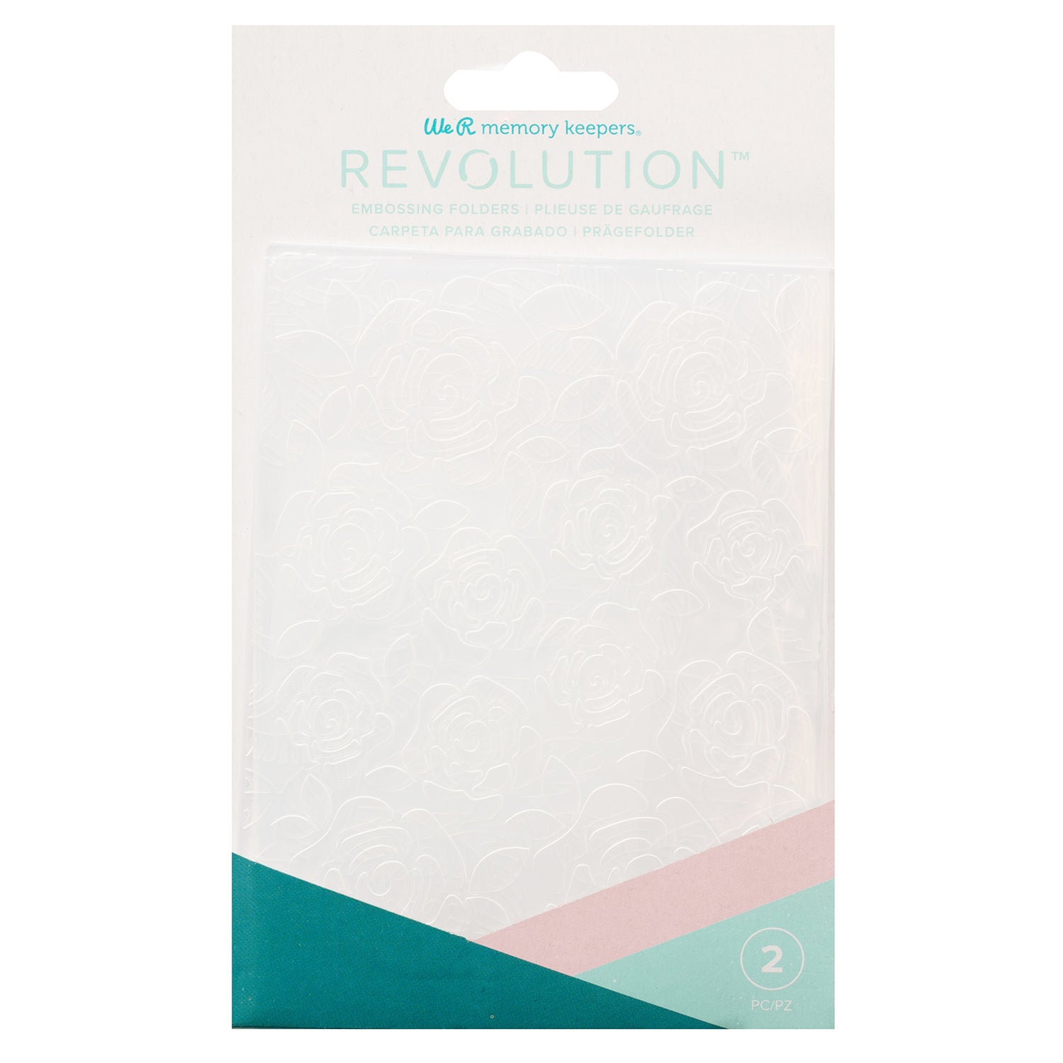 Florals Embossing Folders / Folders de Grabado Florales Descontinuado We R Memory Keepers