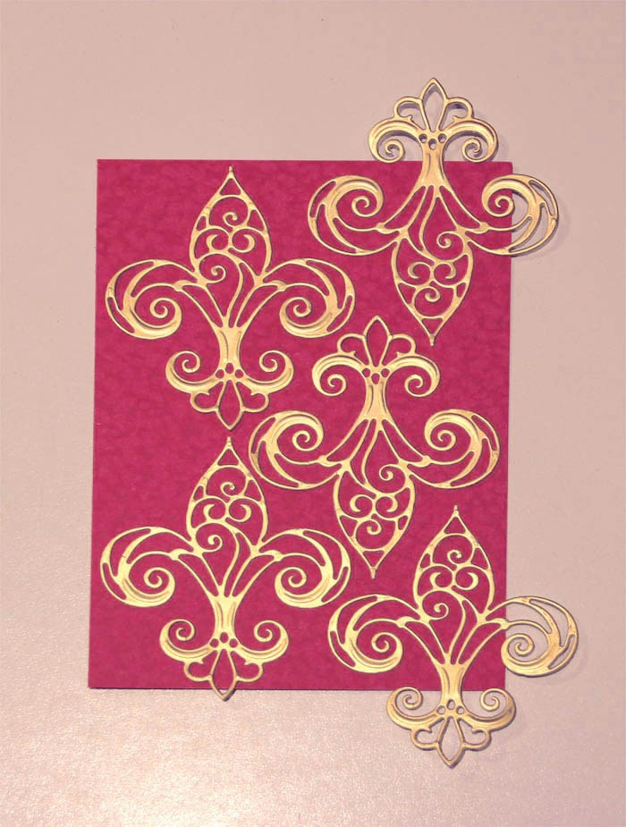 Fleur De France / Suajes de Corte Flor de Lis Descontinuado Spellbinders