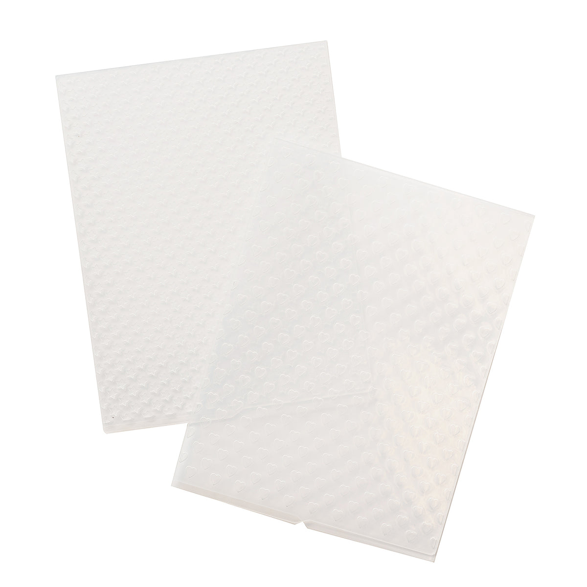 Hearts &amp; Stars Embossing Folders / Folders de Grabado Corazones y Estrellas Descontinuado We R Memory Keepers