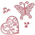 Shapeabilities Die D-Lites Flutter Love / Suaje de Coazón y Mariposa Descontinuado Spellbinders