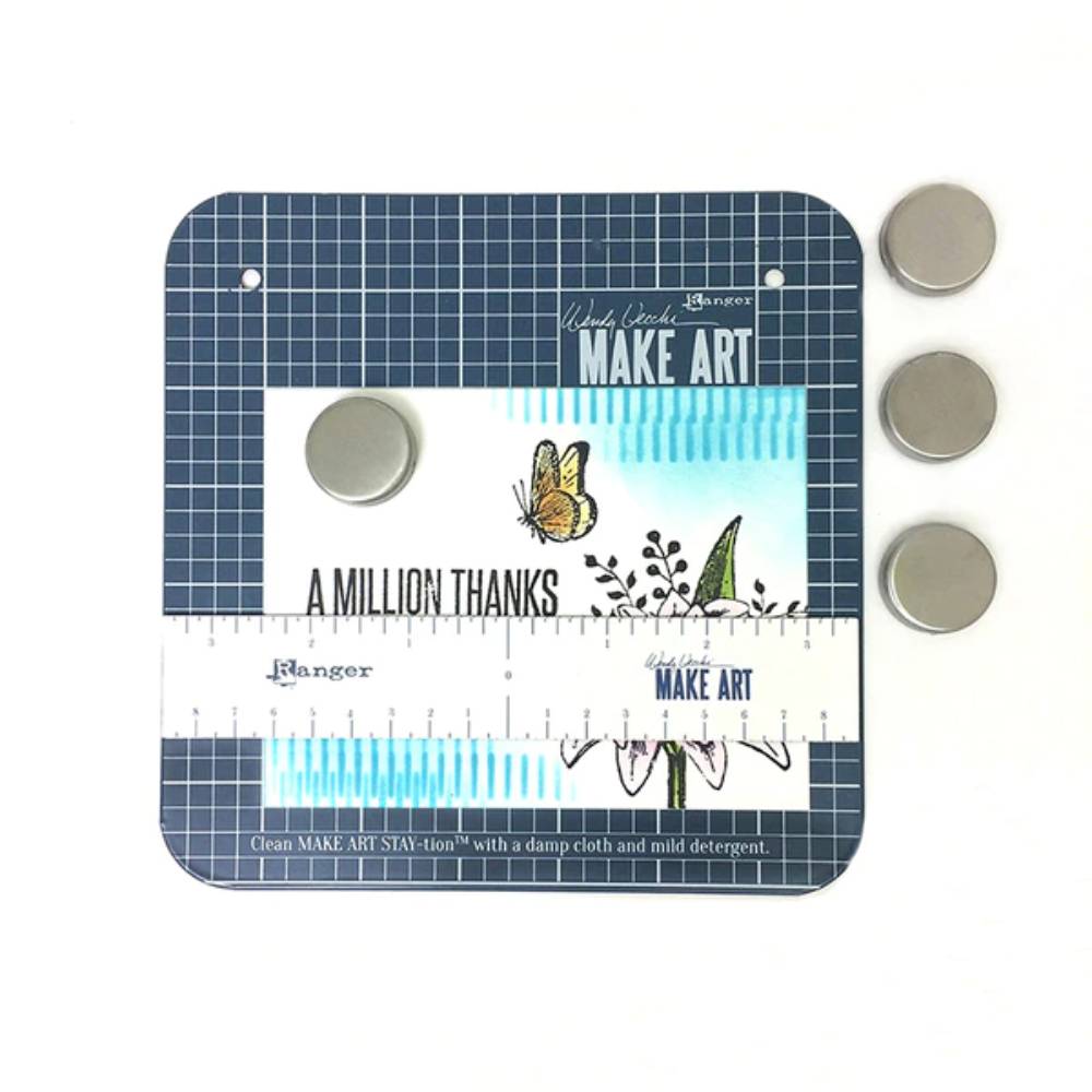 Wendy Vecchi Make Art Stay-tion 7" / Tapete Magnético para Estampar Tapetes, Mats Wendy Vecchi