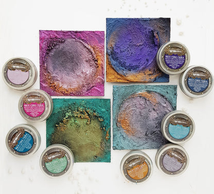Finnabair Art Alchemy Metallique Wax Mint Sparkle / Pintura en Cera Menta Pintura y Medios Mixtos Prima Marketing