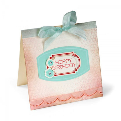 Sizzix Frame, Ornate with Dots / Folder de Grabado Marco con Puntitos Folders de Grabado Sizzix