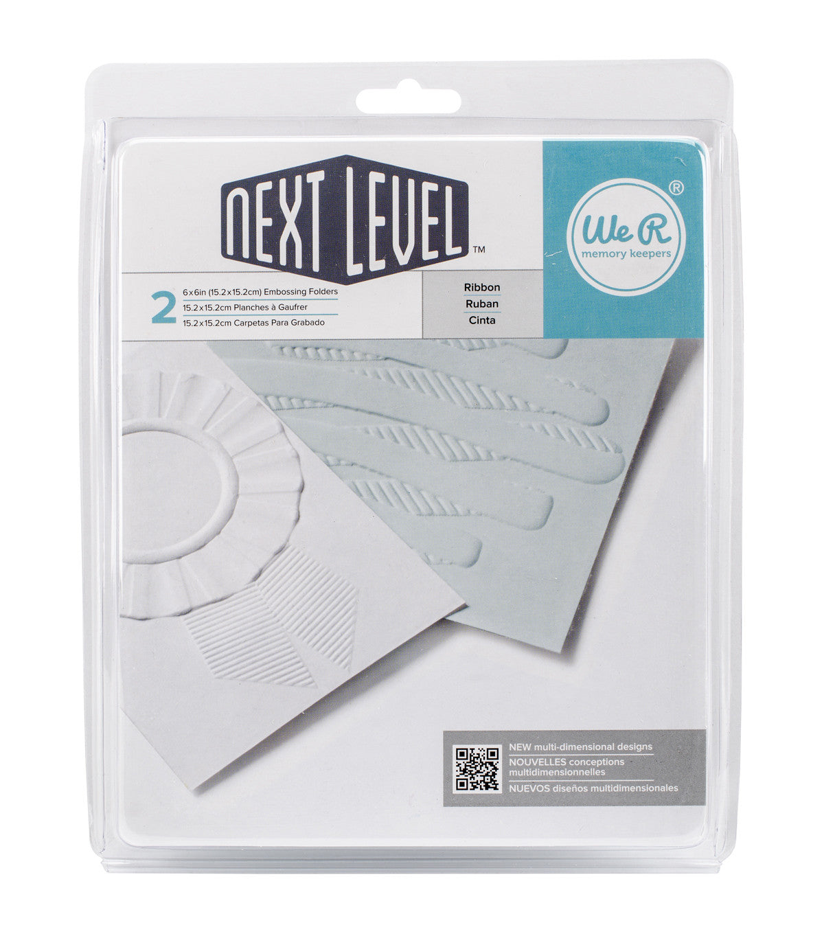 Next Level Embossing Ribbon / Folders de Grabado Profundo Medalla y Cinta DESCONTINUADO We R Memory Keepers