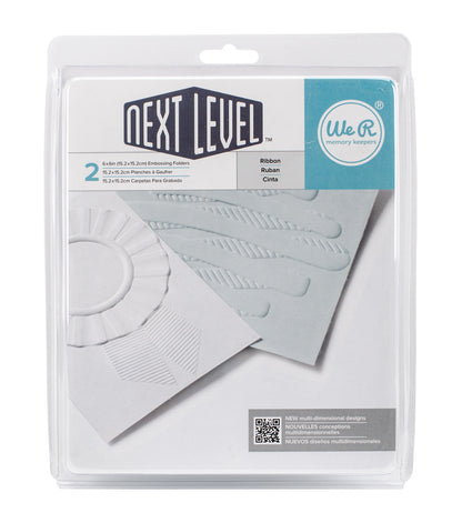 Next Level Embossing Ribbon / Folders de Grabado Profundo Medalla y Cinta DESCONTINUADO We R Memory Keepers
