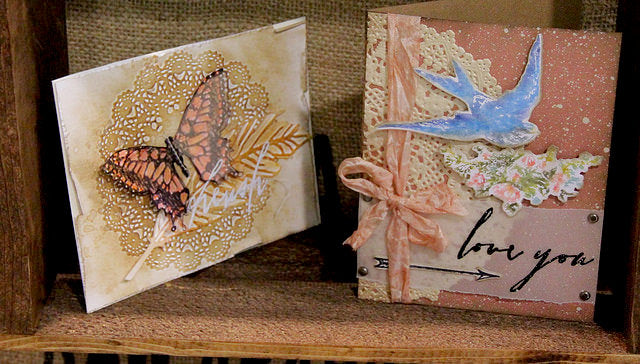 Tim Holtz Doily Embossing Folder / Folder de Grabado Blonda Descontinuado We R Memory Keepers