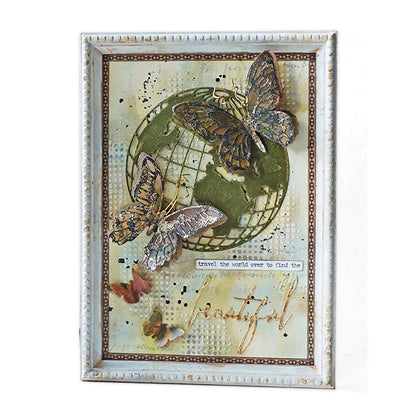 Tim Holtz Thinlits Dies Detailed Butterflies / Suajes de Mariposas detalladas Descontinuado Sizzix