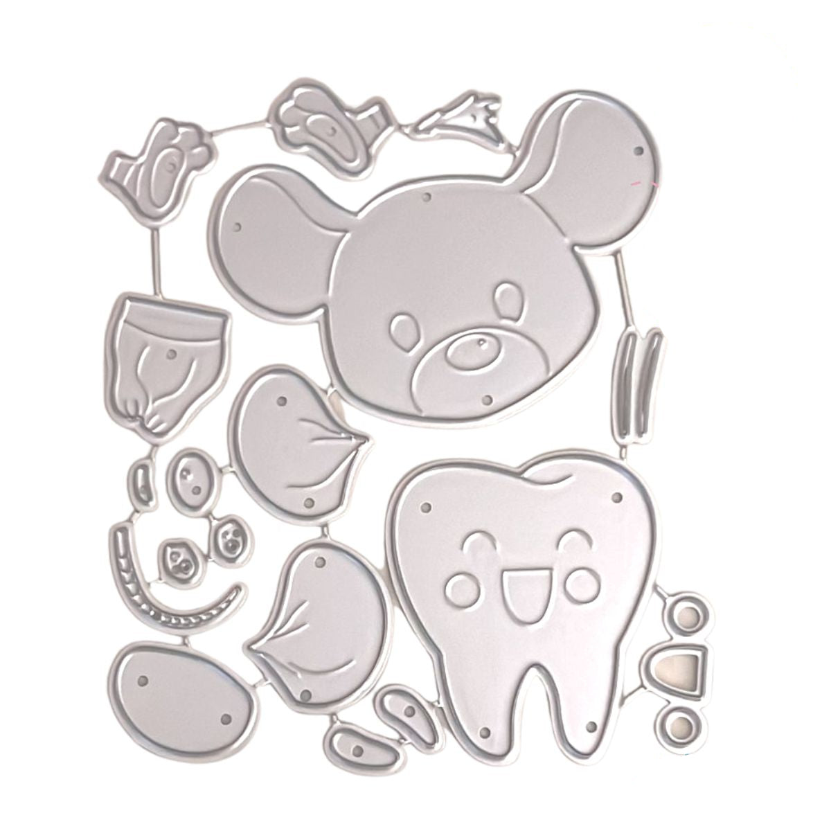 Suaje de Ratón de los Dientes Pérez Dados de Corte / Suajes / Troqueles Hobbees