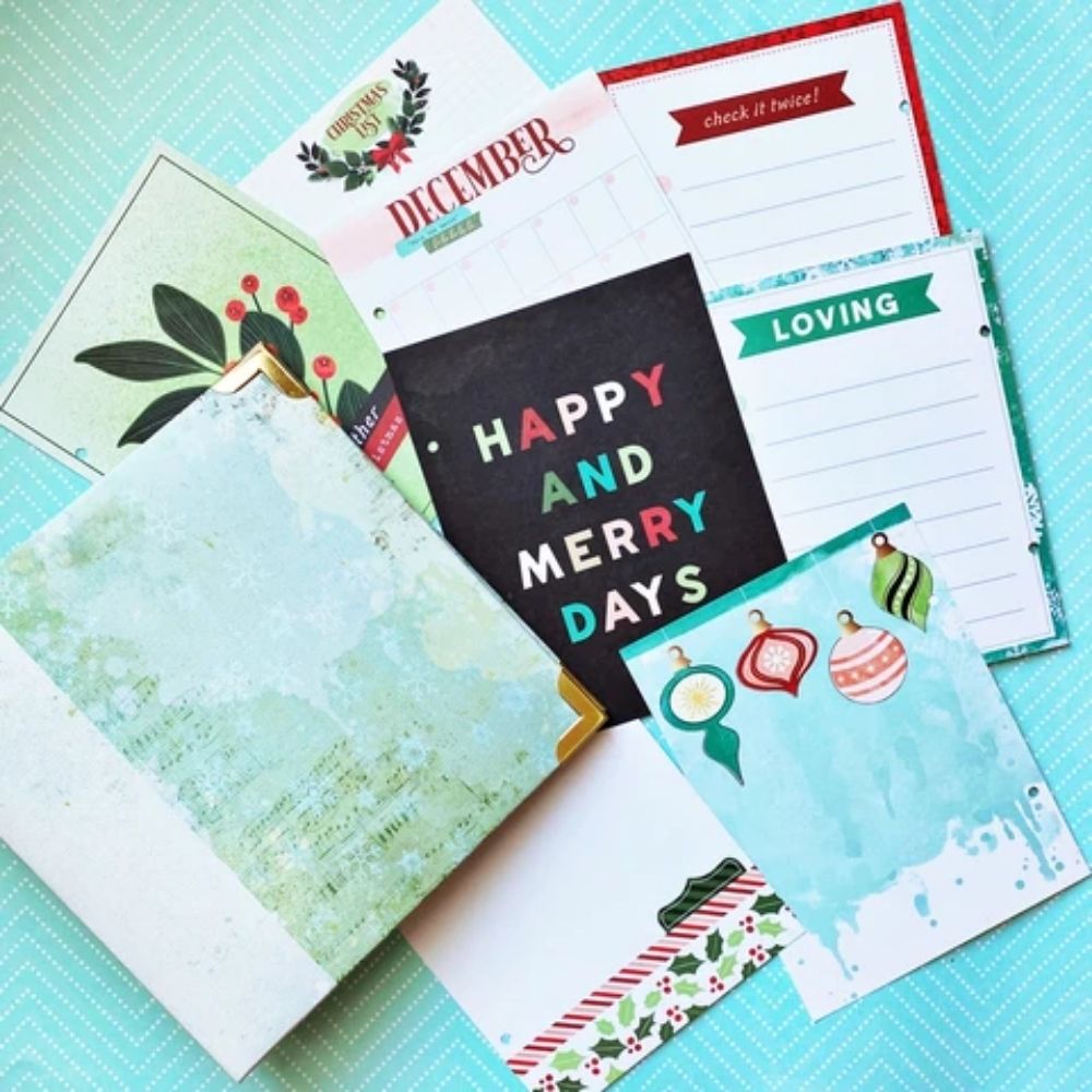 Warm Wishes Paper Pad 12" / Block de Papel Navideño Papel American Crafts
