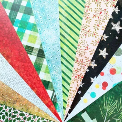 Warm Wishes Paper Pad 6 x 8" / Block de Papel Navideño Papel American Crafts