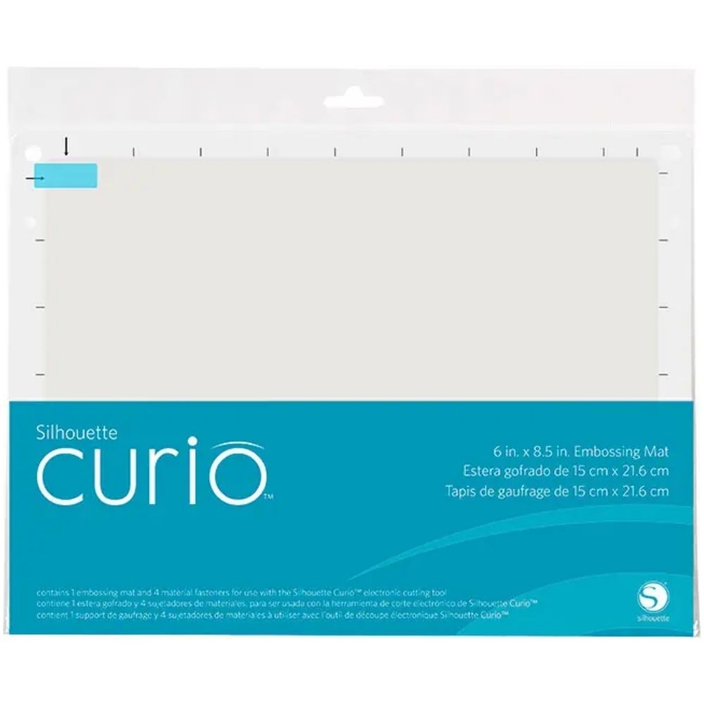 Curio Embossing Mat 8.5 x 6" / Tapete de Embossing para Silhouette Curio Mats para Plotters Silhouette