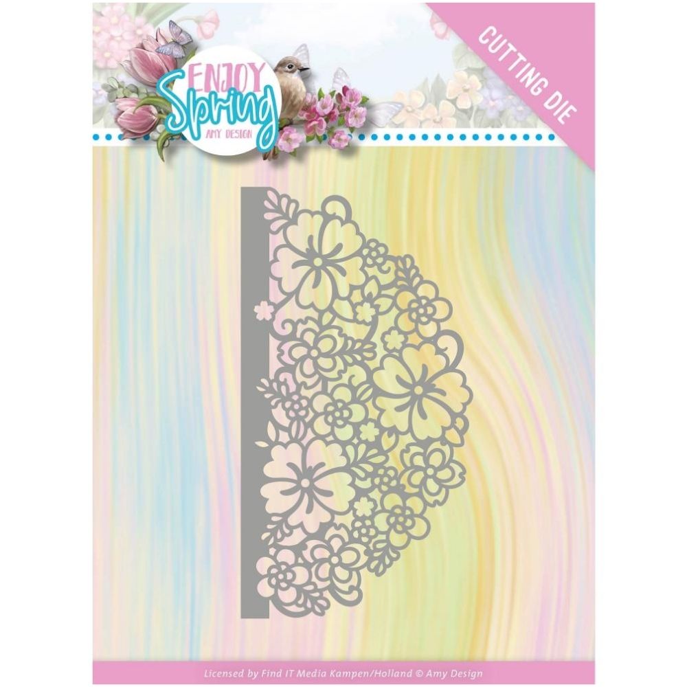 Half Flower Circle Dies / Suaje Floreado Para Sobres Descontinuado Amy Design