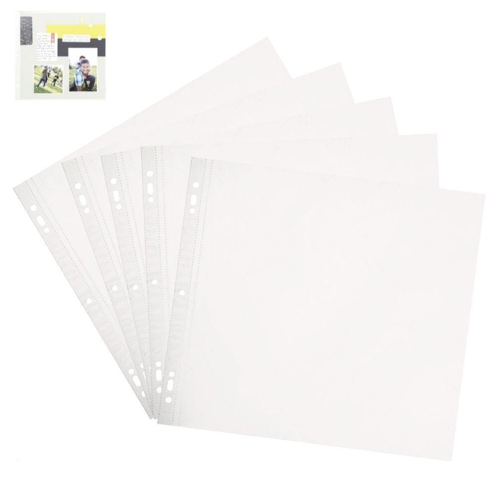 Page Protector 12 x 12" Pack / 10 Protectores para Papel Almacenamiento y Organización Colorbok