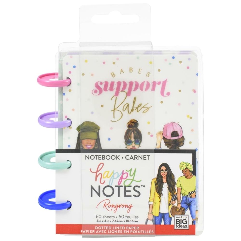 Happy Planner X Rongrong Mini Notebook / Mini Cuaderno Babes Support Babes Descontinuado Me &amp; My Big Ideas
