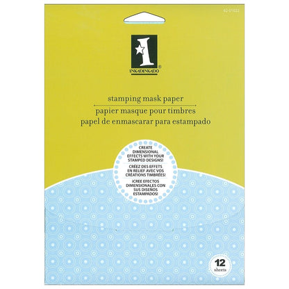 Stamping Mask Paper / Papel Enmascarador para Estampado Acetato y Especializados Inkadinkado