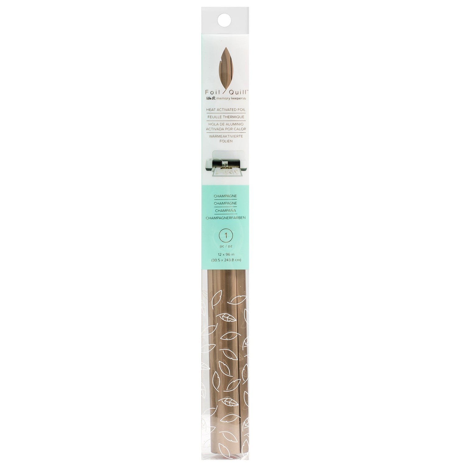 Heat Activated Foil Quill Champagne / Aluminio Reactivo Champagne Foil We R Memory Keepers
