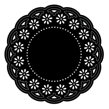 Doily Embossing Folder / Suaje y Realce Blonda Dados de Corte / Suajes / Troqueles Darice