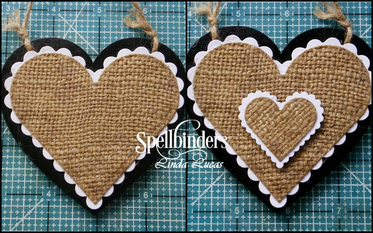Nesting Scallop Hearts / Suajes de Corte de Corazones Escalopados Descontinuado LifeStyle Crafts