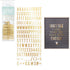 Gold 2" Letters / Letras Color Oro Para Tablero Descontinuado DCWV