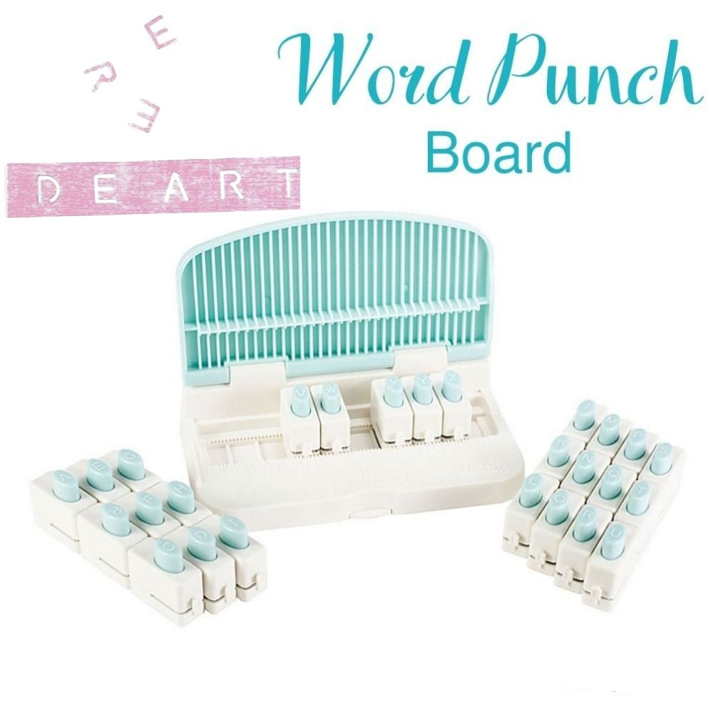 Word Punch Board / Perforadora Para Palabras Herramientas para Planners y Journals We R Memory Keepers