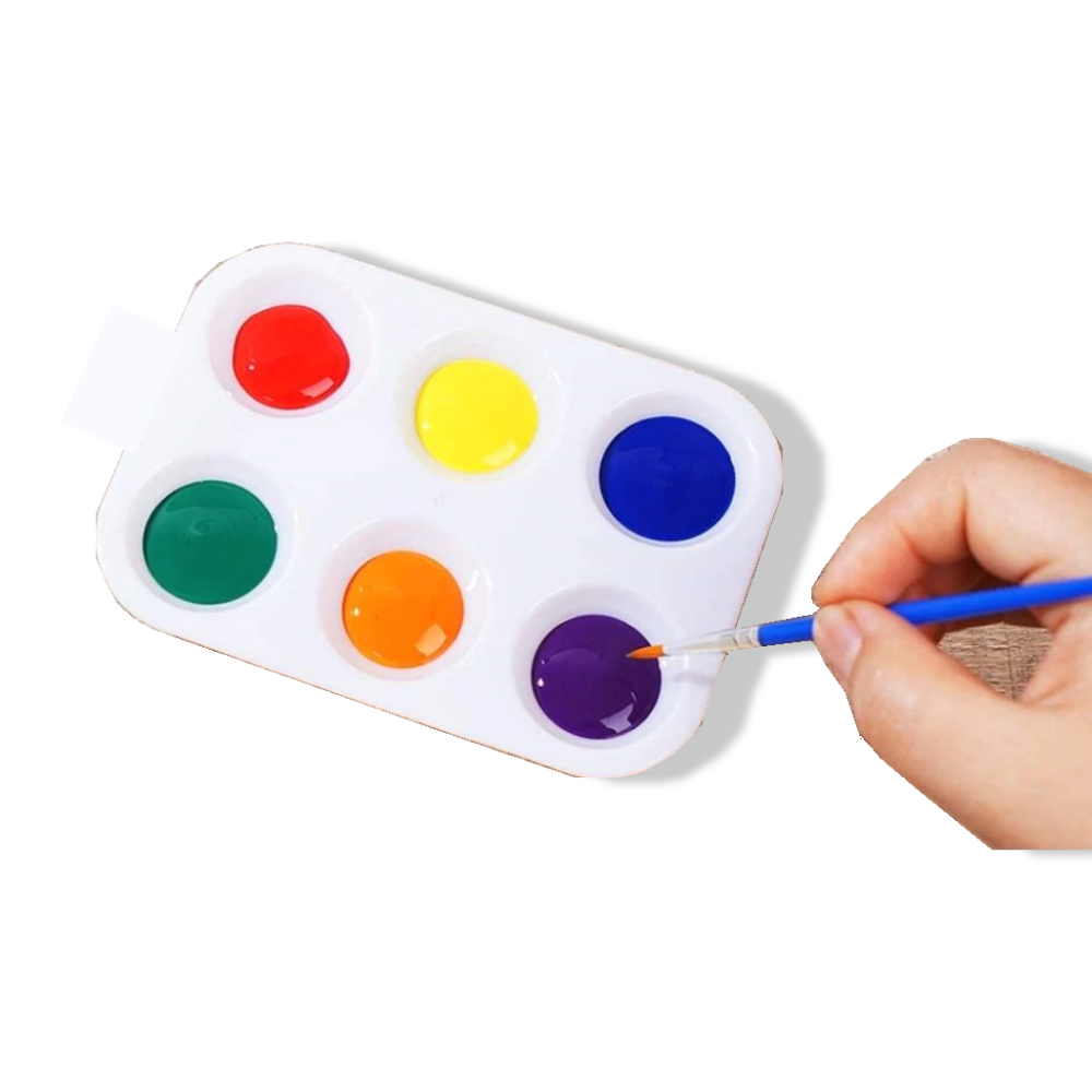 White Plastic Palette / Paleta Blanca Para Pintura Descontinuado Cousin