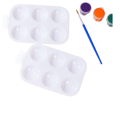 White Plastic Palette / Paleta Blanca Para Pintura Descontinuado Cousin