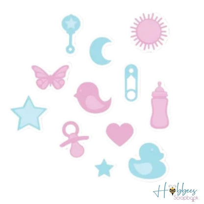 Baby Accessories Die / Suaje de Corte de Bebés Descontinuado Crafter&