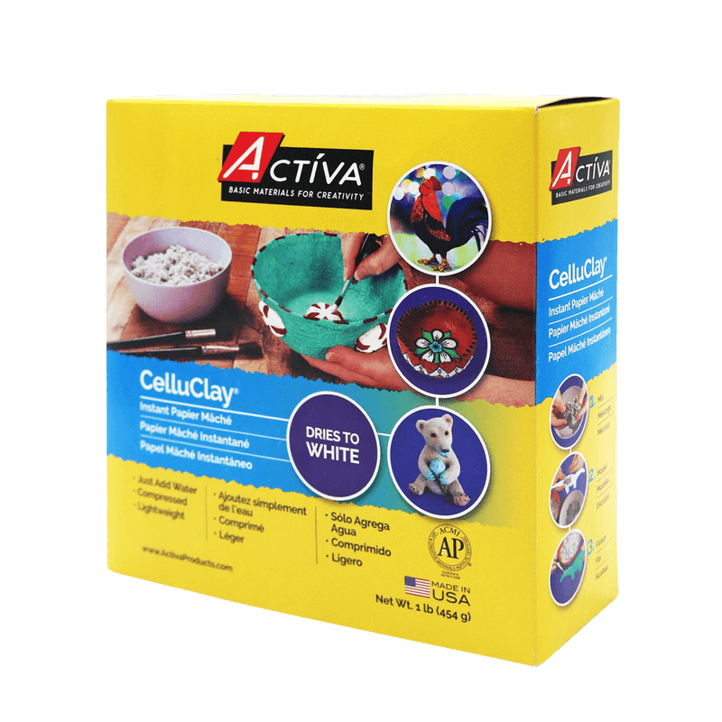 Cellu Clay / Papel Maché Instantáneo Descontinuado ACTIVA