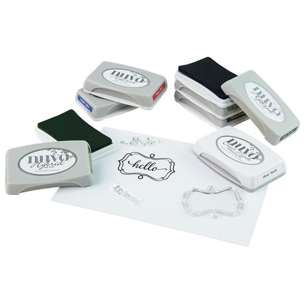Ink Pad Black Shadow / Cojin de Tinta para Sellos Color Negro Descontinuado Nuvo