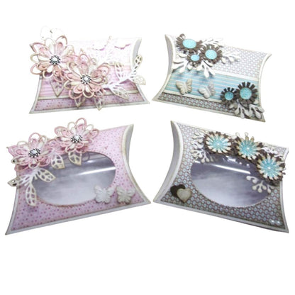 Suaje de Cajita de Almohada y Flores Dados de Corte / Suajes / Troqueles Hobbees