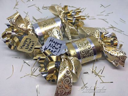 Metallics Foiled Papers 4"x6" / 12 Hojas de Papel Tipo Alumino Doble Cara Metálicos Papel Rinea