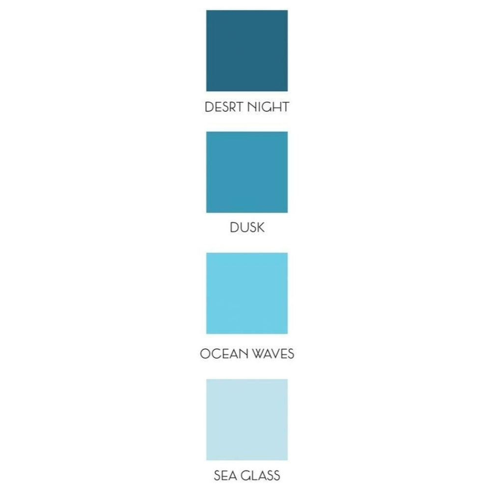 Cool Summer Night Crisp Dye Ink Oval Set / 4 Cojines de Tinta Azules Descontinuado Altenew