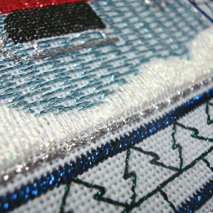 Blending Filament Solar Silver / Hilo de Filamento Plateado Tornasol Descontinuado Kreinik