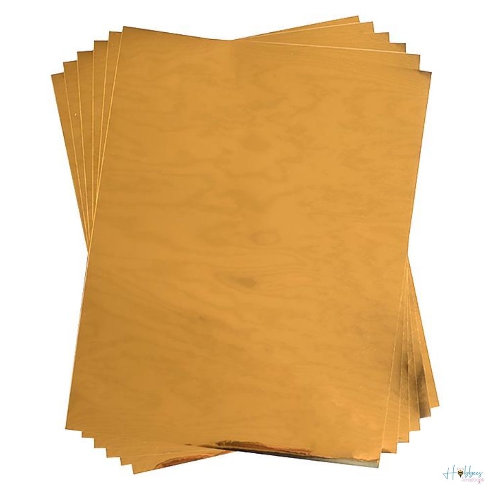 Foil Transfer Sheets Gold 8.5 x 11" / Foil de Transferencia Oro Foil Silhouette
