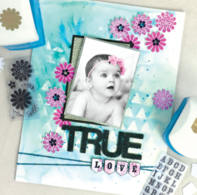 Punch &amp; Stamp Set Flowers / Perforadora Y Sellos de Flor Descontinuado Momenta