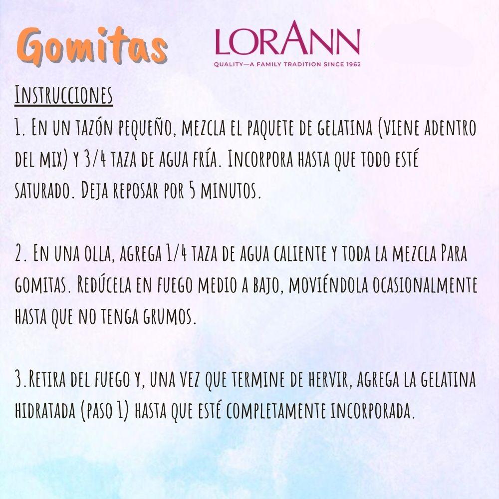 Gummy Mix / Polvo para Preparar Gomitas Repostería Lorann Gourmet