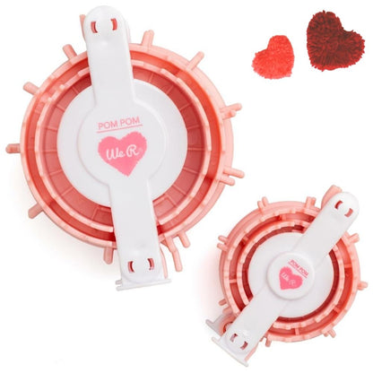 Heart Pom Pom Makers / Herramienta Para Crear Pompones Descontinuado We R Memory Keepers