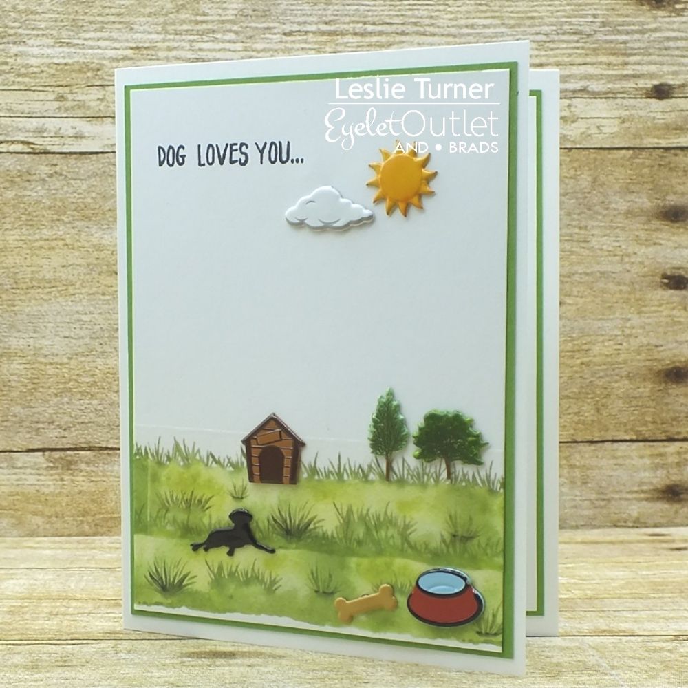 Kennel Mix Brads / Sujetadores Casita, Bowl y Hueso DESCONTINUADO Eyelet Outlet
