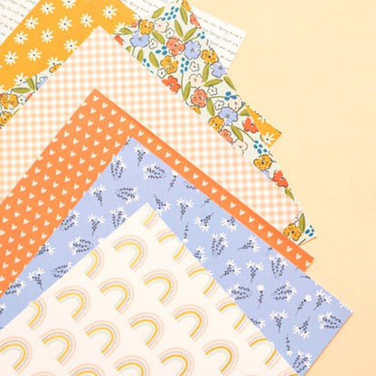 Reaching Out  Paper Pad 6 x 8" / Block de Papel Estampado Papel American Crafts