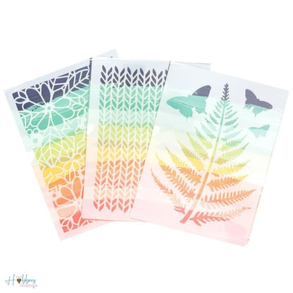Fernwood Greenery Stencils / 3 Esténciles Fernwood Descontinuado Vicki Boutin