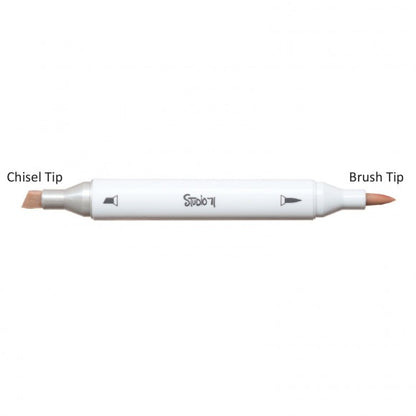 Alcohol Brush Markers / Set de 12 Marcadores de Alcohol Descontinuado Studio 71