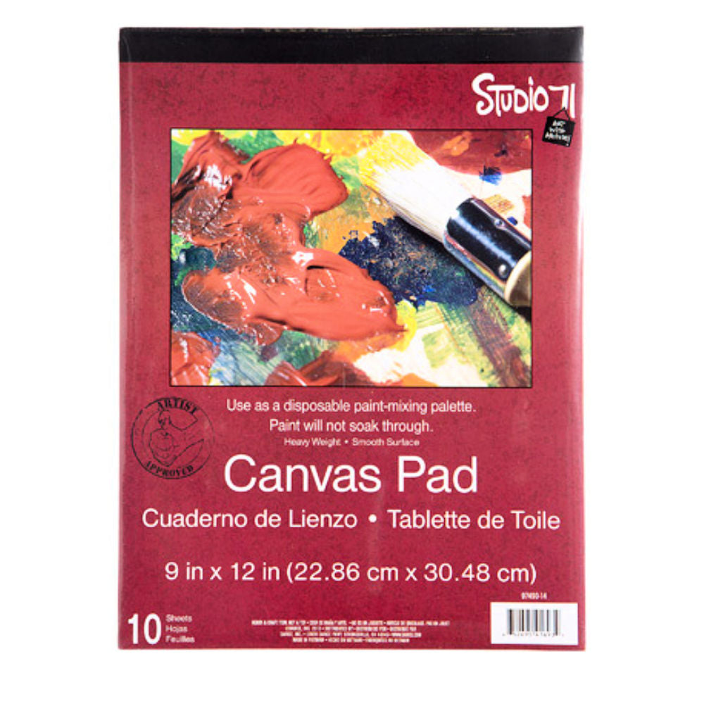 Studio 71 Canvas Pad / Block Hojas Lienzo Descontinuado Darice