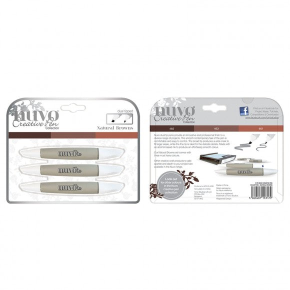 Marker Creative Pen Collection Natural Browns / Marcadores Tonos Cafe Descontinuado Nuvo