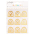 Reaching Out Rainbow Metal Clips / Clips Metálicos de Aicoiris Adornos / Embellishments American Crafts