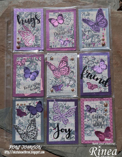 Princess Foiled Papers 6"x12" / 12 Hojas de Papel Tipo Alumino Doble Cara Princesas Papel Rinea