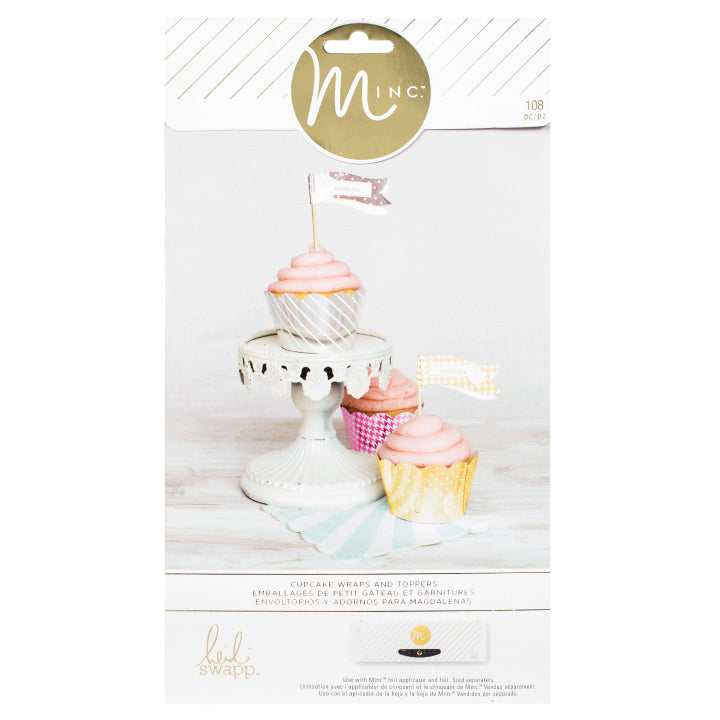 Cupcake Wraps and Toppers / Cubre Cupcakes Minc Descontinuado Heidi Swapp