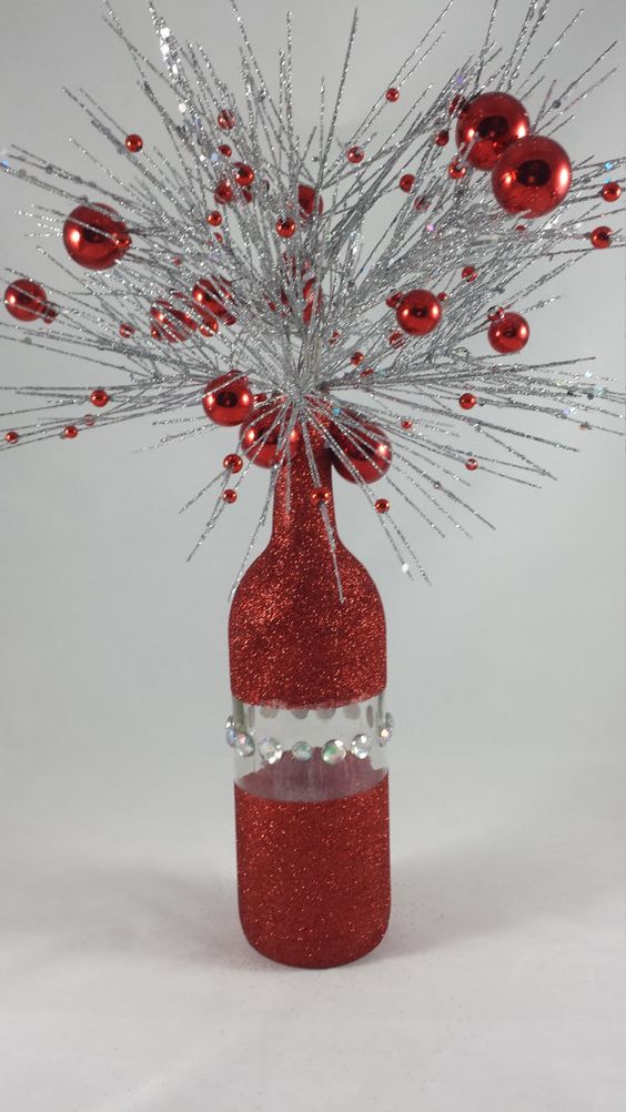 Resplendent Red Glitter Shimmer Spray / Spray de Decoración Rojo Brillante Descontinuado Krylon