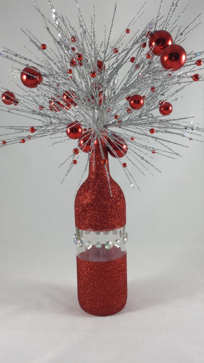 Resplendent Red Glitter Shimmer Spray / Spray de Decoración Rojo Brillante Descontinuado Krylon